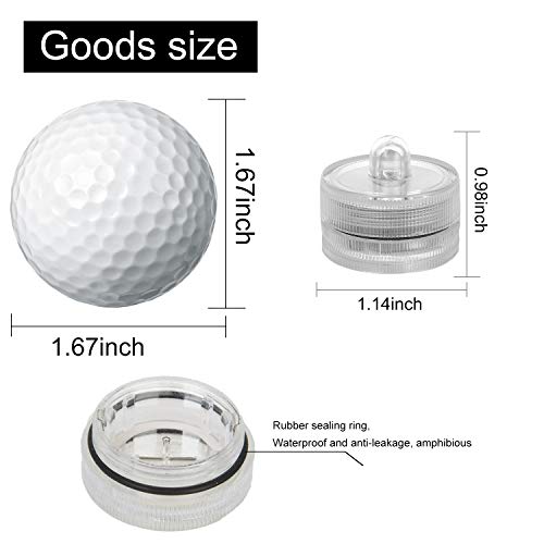 Submersible LED Lights,Waterproof Tea Lights,White Submersible Poo...