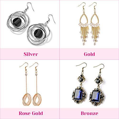 Earring Hooks for Jewelry Making, Shynek 2500Pcs Earring Making Su...