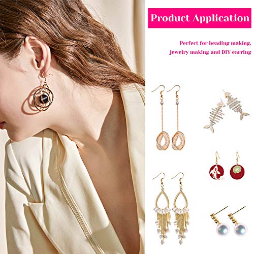 Earring Hooks for Jewelry Making, Shynek 2500Pcs Earring Making Su...