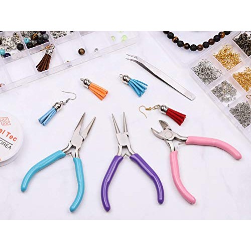 Jewelry Pliers, Shynek 3pcs Jewelry Making Pliers Tools with Needl...