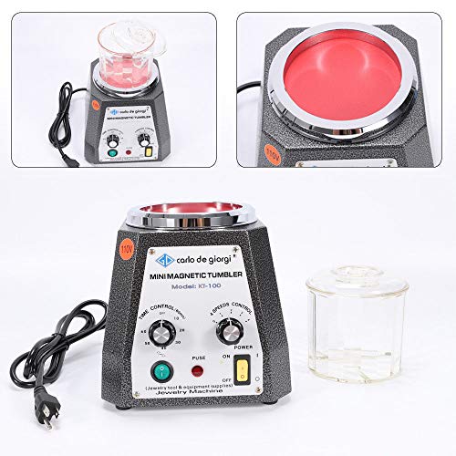 Mini Magnetic Tumbler 4 Speed Control 100MM Adjustable Speed Magne...