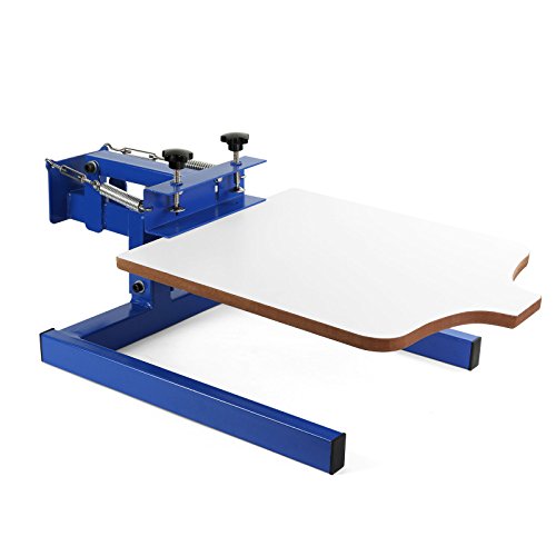 SHZOND Screen Printing Press 1 Color 1 Station Silk Screen Printin...