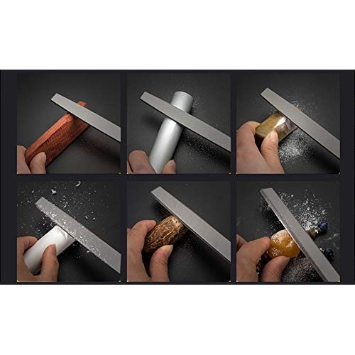 8 inch Diamond Coated File Flat Style Grit 120 Needle Board File...