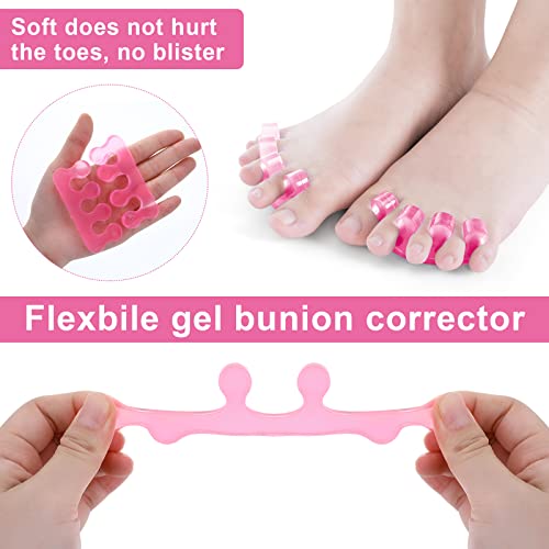 Sibba Toe Separators for Nail Polish, Silicone Toe Separator, Stra...