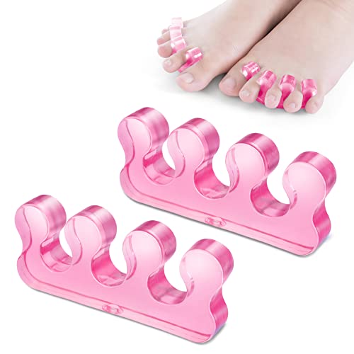 Sibba Toe Separators for Nail Polish, Silicone Toe Separator, Stra...