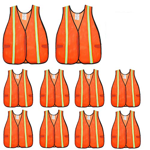 SIFE High Visibility Reflective Safety Vest with 1 Inch Reflective...