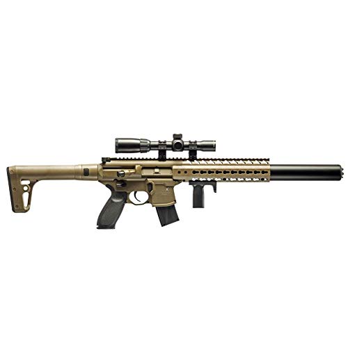 Sig Sauer MCX .177 Cal Co2 Powered 30 Rounds 14x 24mm Scope Air ...