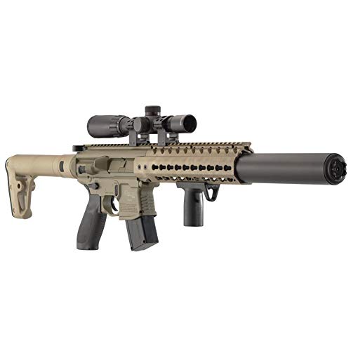 Sig Sauer MCX .177 Cal Co2 Powered 30 Rounds 14x 24mm Scope Air ...