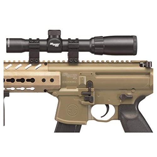 Sig Sauer MCX .177 Cal Co2 Powered 30 Rounds 14x 24mm Scope Air ...
