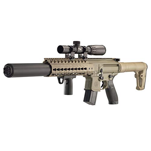 Sig Sauer MCX .177 Cal Co2 Powered 30 Rounds 14x 24mm Scope Air ...