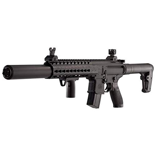 Sig Sauer MCX .177 Cal Co2 Powered 30 Rounds Air Rifle, Black, 1...