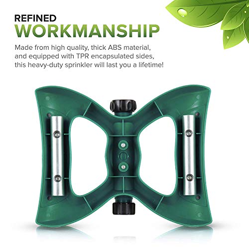 Signature Garden Three-Arm Sprinkler, 12 Built-in Spray Nozzles, 3...