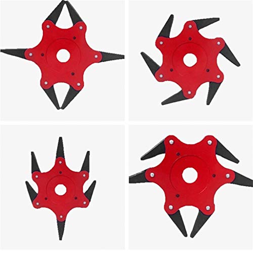 6 Teeth Metal Blades Weed Trimmer Head Lawn Mower Sharpener for Po...