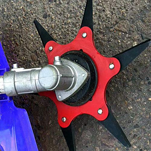 6 Teeth Metal Blades Weed Trimmer Head Lawn Mower Sharpener for Po...