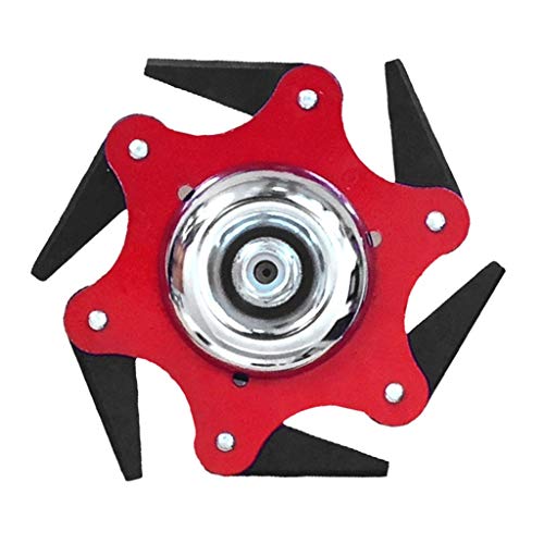 6 Teeth Metal Blades Weed Trimmer Head Lawn Mower Sharpener for Po...