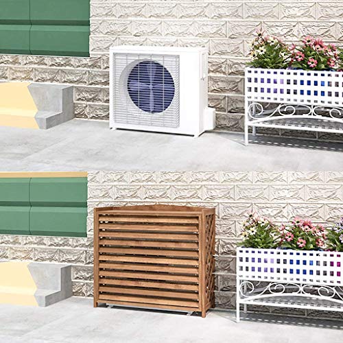YX Air Conditioner Flower Stand Freestanding Wooden Flower Stand O...