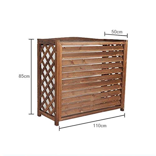 YX Air Conditioner Flower Stand Freestanding Wooden Flower Stand O...