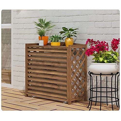 YX Air Conditioner Flower Stand Freestanding Wooden Flower Stand O...