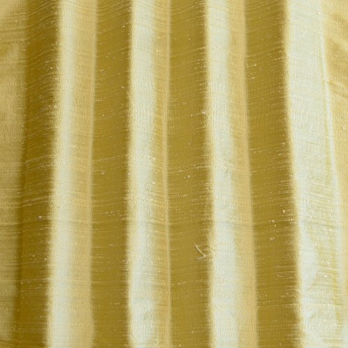 44 Wide - Iridescent Lemon Chiffon Dupioni Silk, 100% Silk Fabric...