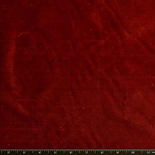54 Wide - Iridescent Burdy Dupioni Silk, 100% Silk Fabric, By ...
