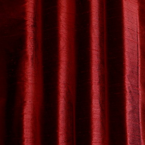 54 Wide - Iridescent Burdy Dupioni Silk, 100% Silk Fabric, By ...