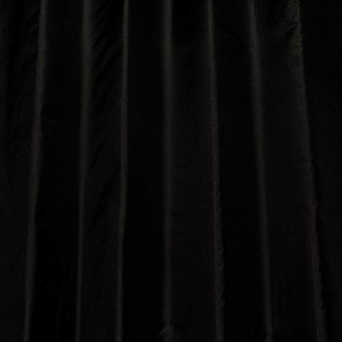 Black Tissue Taffeta Silk, 100% Silk Fabric, by The Yard, 44 Wide