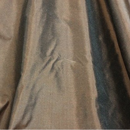 Chocolate Brown Tissue Taffeta Silk, 100% Silk Fabric, By The Yard...