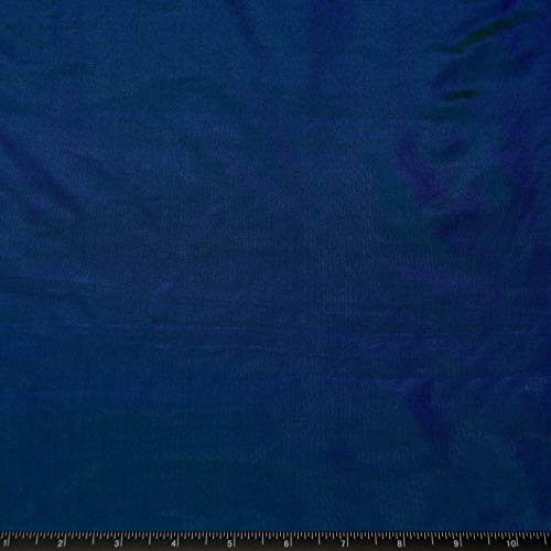 Deep Green & Blue Tissue Taffeta Silk, 100% Silk Fabric, by The Ya...