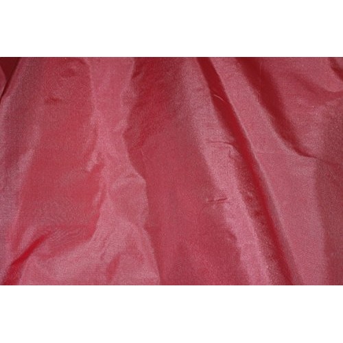 Dusty Rose Pink Tissue Taffeta Silk, 100% Silk Fabric, By The Yard...