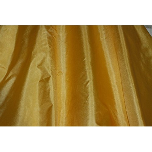 Gold Tissue Taffeta Silk, 100% Silk Fabric, By The Yard, 44 Wide