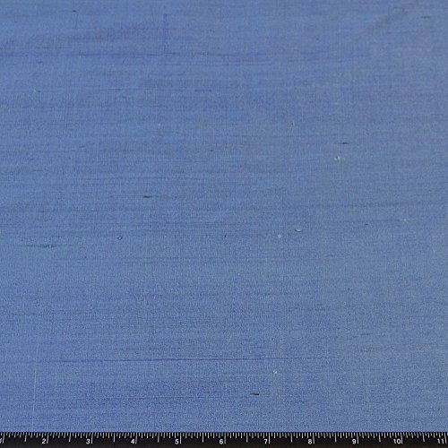 Iridescent Steel Blue Dupioni Silk, 100% Silk Fabric, by The Yard,...