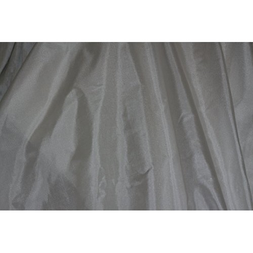 White Tissue Taffeta Silk, 100% Silk Fabric, By The Yard, 44 Wide