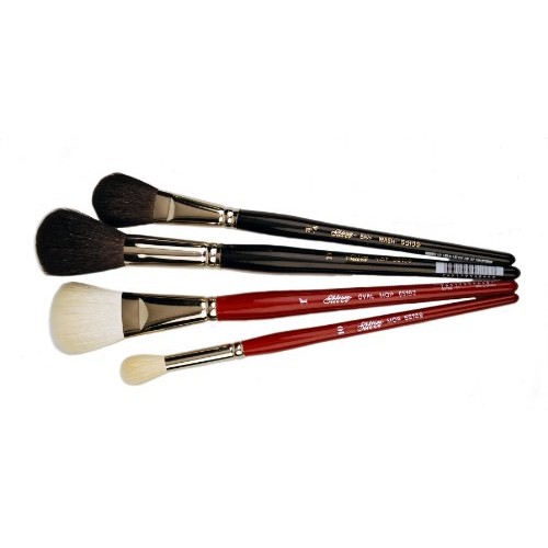 Silver Brush SMS-5599S Silver Mop Short Handle Multi Media Brush S...