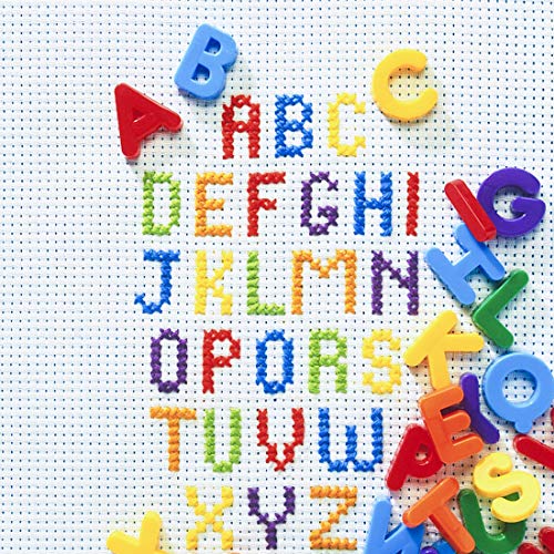 Similane 6 Pieces Aida Cloth 14 Count Cross Stitch Fabric, White, ...