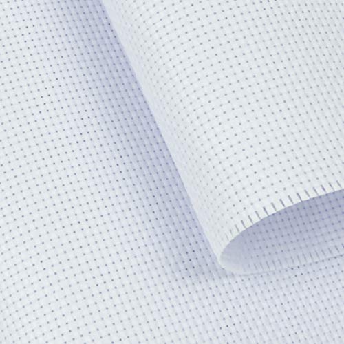 Similane 6 Pieces Aida Cloth 14 Count Cross Stitch Fabric, White, ...