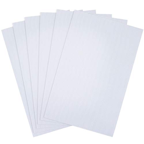 Similane 6 Pieces Aida Cloth 14 Count Cross Stitch Fabric, White, ...