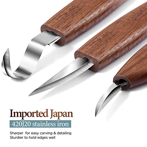 Wood Carving Tool Set, SIMILKY Hook Knife, Wood Knife, Grain Knife...