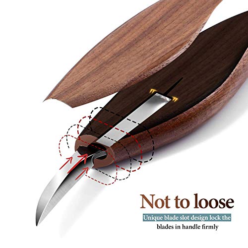 Wood Carving Tool Set, SIMILKY Hook Knife, Wood Knife, Grain Knife...