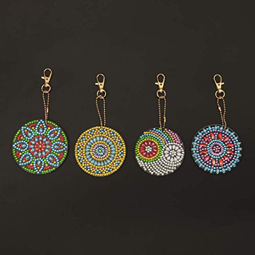 5D DIY Keychains Diamond Painting Paint by Numbers Kits, Special S...