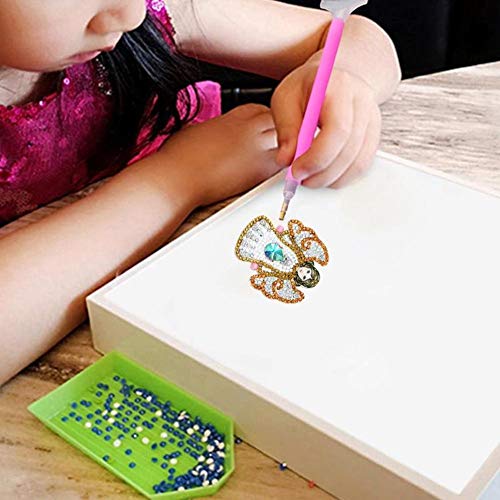 DIY Diamond Keychain Sets Painting Kits Pendants Full Drill Crysta...