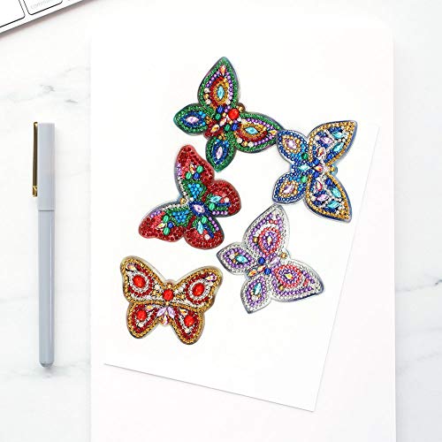 DIY Diamond Painting Keychain，5D Mosaic Making Full Drill Special...