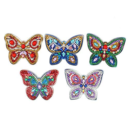 DIY Diamond Painting Keychain，5D Mosaic Making Full Drill Special...