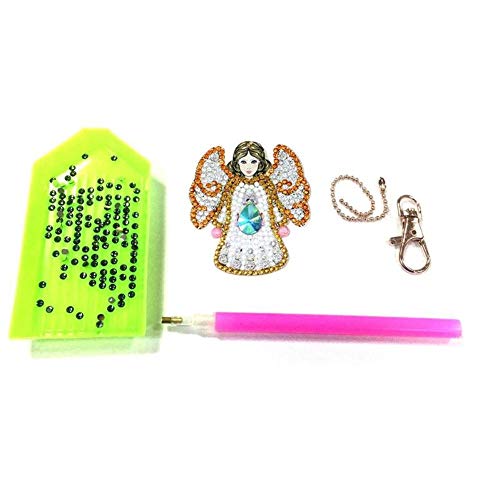 Key Chain DIY Diamond Painting Kits Full Drill Bag Accessories Pen...
