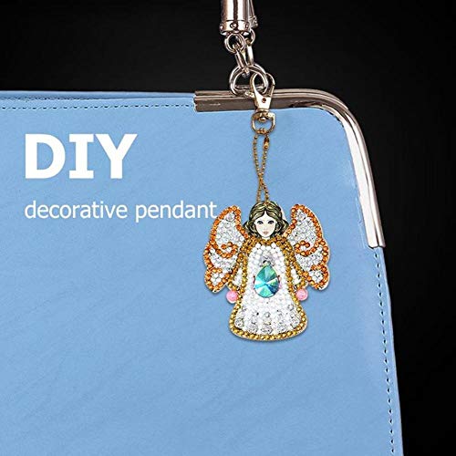 Key Chain DIY Diamond Painting Kits Full Drill Bag Accessories Pen...
