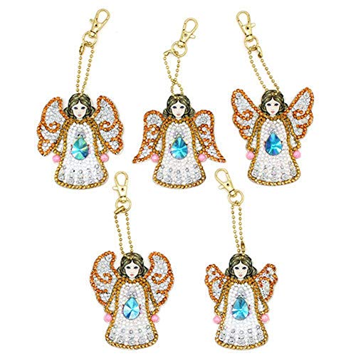 Key Chain DIY Diamond Painting Kits Full Drill Bag Accessories Pen...