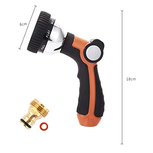 SIMINZICH Zinc Alloy Garden Hose Nozzle,Heavy Duty Hose Spray Nozz...