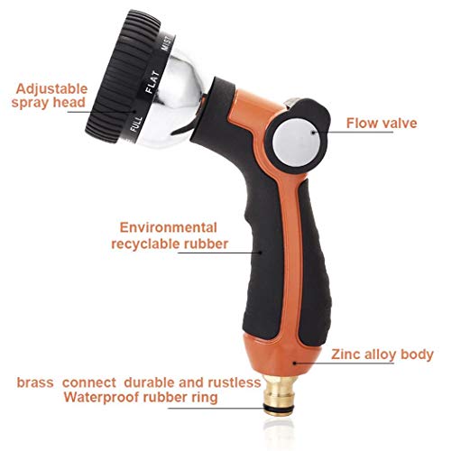 SIMINZICH Zinc Alloy Garden Hose Nozzle,Heavy Duty Hose Spray Nozz...
