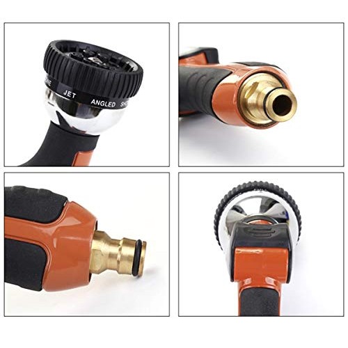 SIMINZICH Zinc Alloy Garden Hose Nozzle,Heavy Duty Hose Spray Nozz...