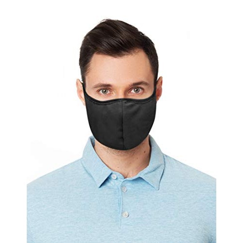 6 Pack Fabric Face Mask Reusable Double Fabric Layers - Made in US...