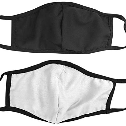 6 Pack Fabric Face Mask Reusable Double Fabric Layers - Made in US...